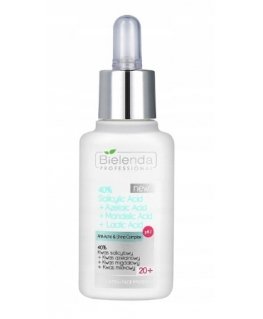 Activeshop Bielenda Professional 40% salicilo rūgštis + azelaino rūgštis + migdolų rūgštis + pieno rūgštis (W) veido pilingas 30