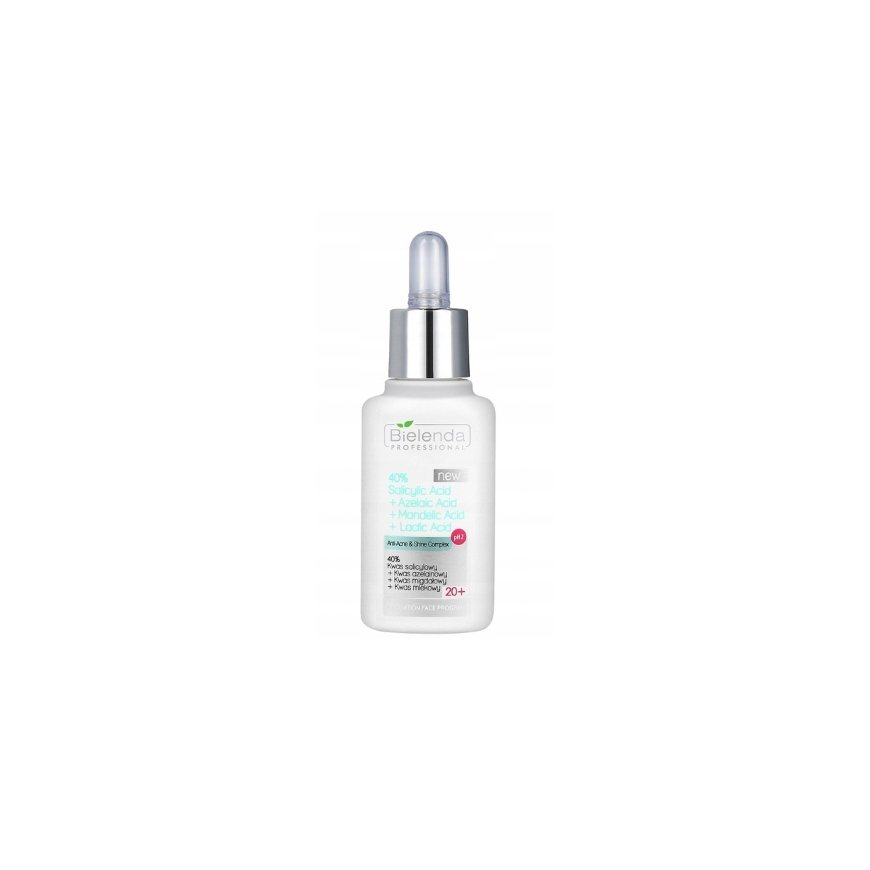 Activeshop Bielenda Professional 40% salicylic acid + azelaic acid + mandelic acid + lactic acid (W) face peeling 30g