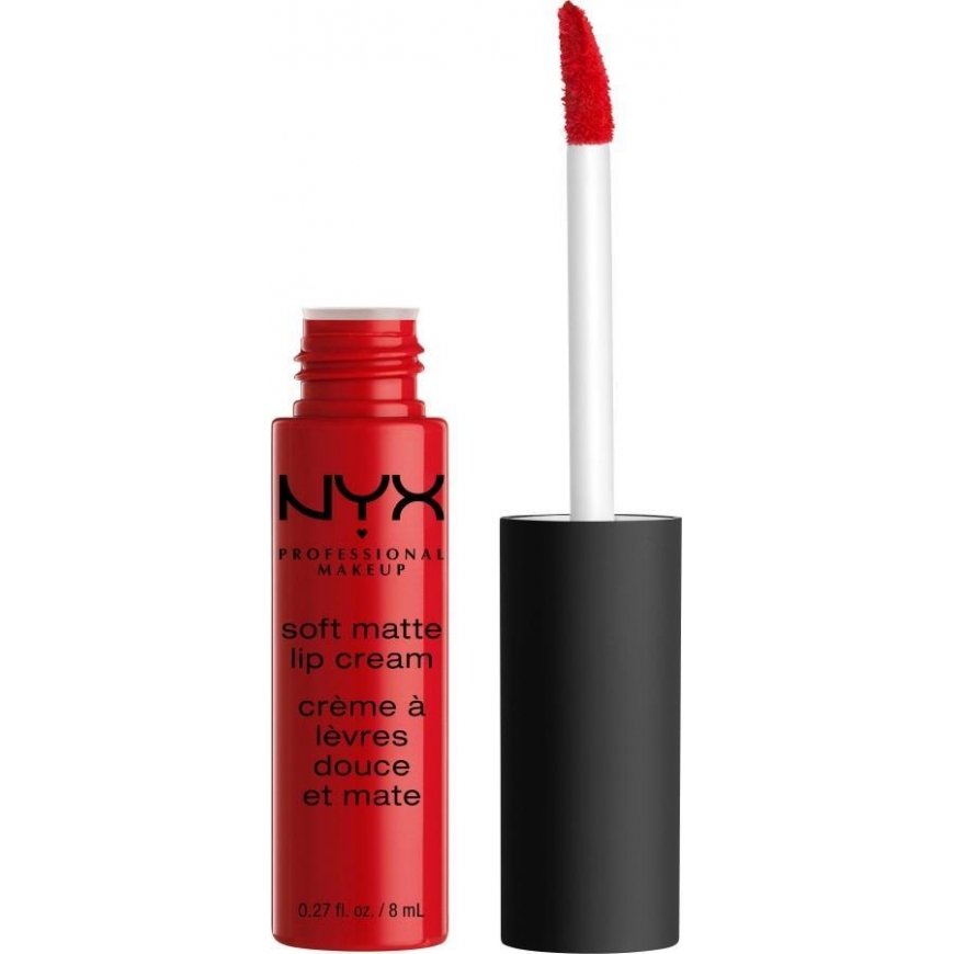 NYX Matiniai lūpų dažai Soft Matte Lip Cream, 8 ml, spalva - Amsterdam