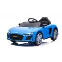 Lean Cars Single electric car for children AUDI R8 A300, blue