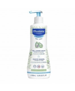 Vaikiška želė bei šampūnas į alergijas linkusiai odai Mustela Niño 500 ml