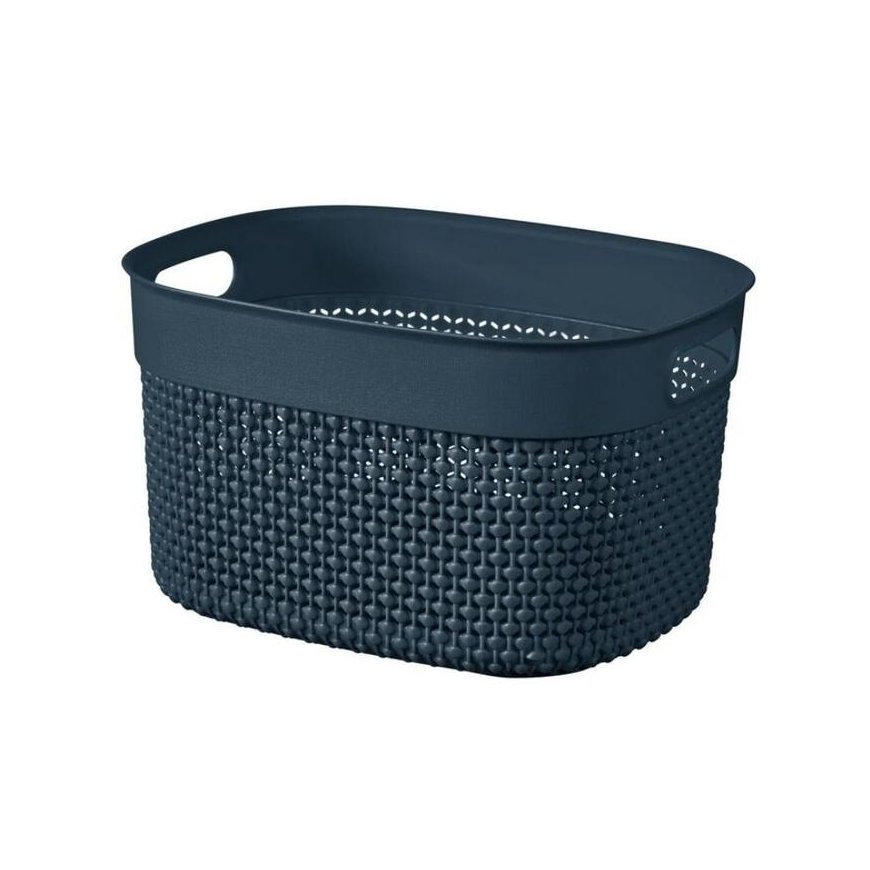 Basket Filo S 6L 26,6x22x15cm dark blue