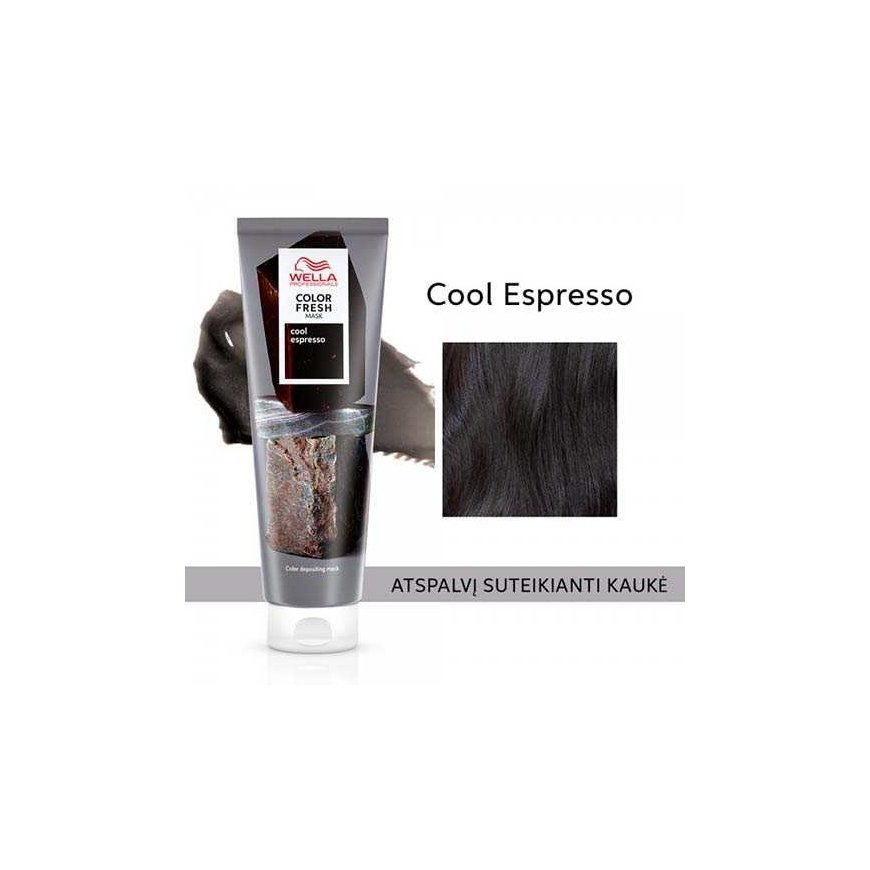 Wella Color Fresh Mask Cool Espresso Atspalvį suteikianti plaukų kaukė – 2