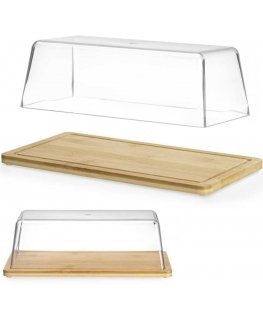 Bamboo display tray for buffet with lid 320 x 160 x 110 mm - Hendi 523841