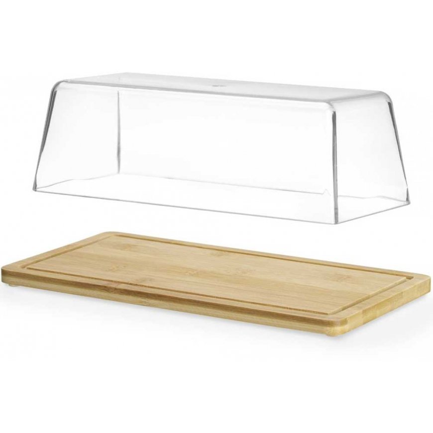 Bambuko vitrininis padėklas furšetui su dangteliu 320 x 160 x 110 mm - Hendi 523841 – 3