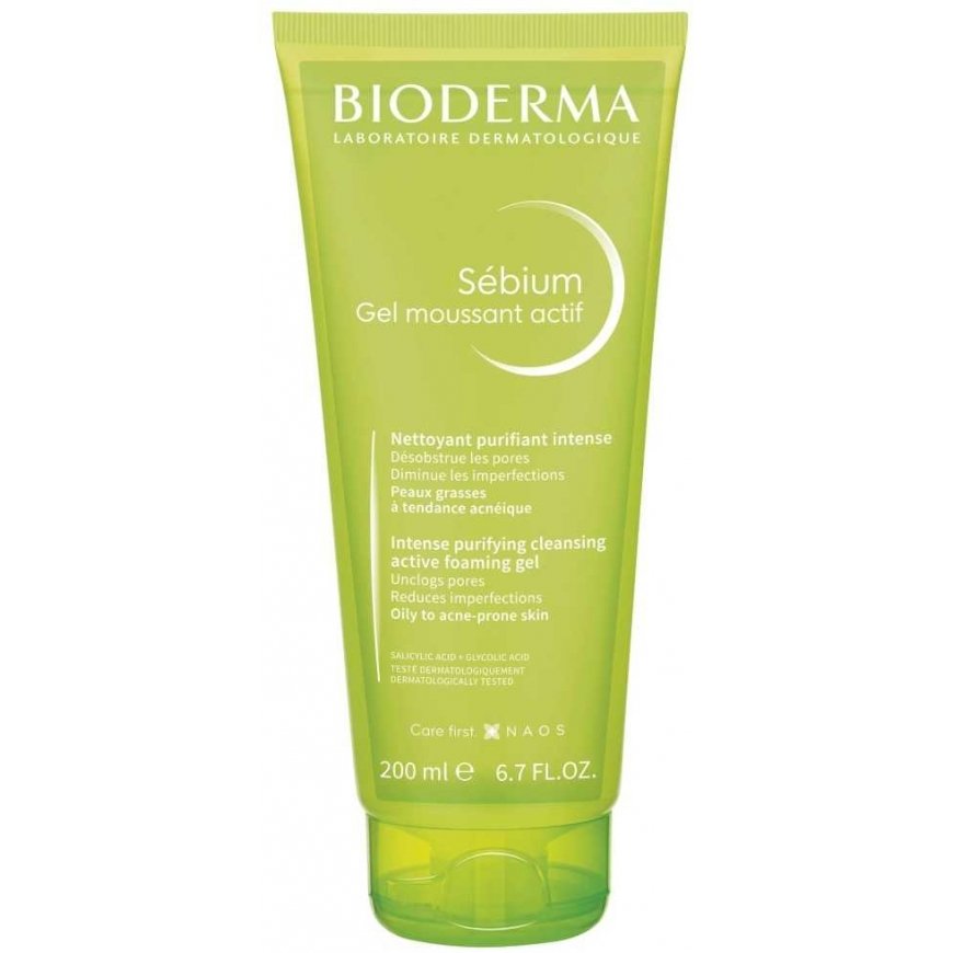 Bioderma Sebium Gel Moussant Actif active
