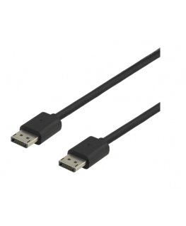 Deltaco DP8K-1010 DisplayPort-kaapeli 1 m Musta
