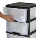 3 Drawer System 20L Drawer System 37x39x61cm black|translucent