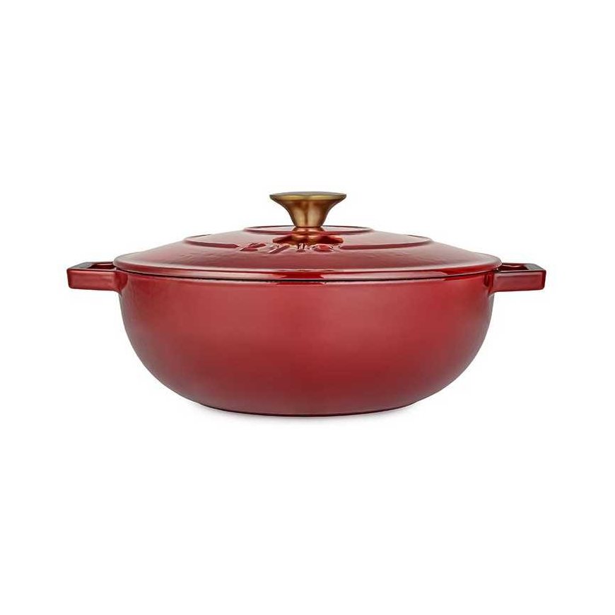 Zyle Round enameled cast iron pot ZY20BLKI – 2