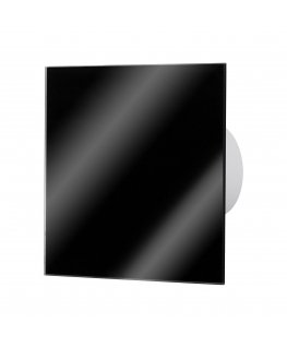 Orno Glass plate for fans and grills, black gloss