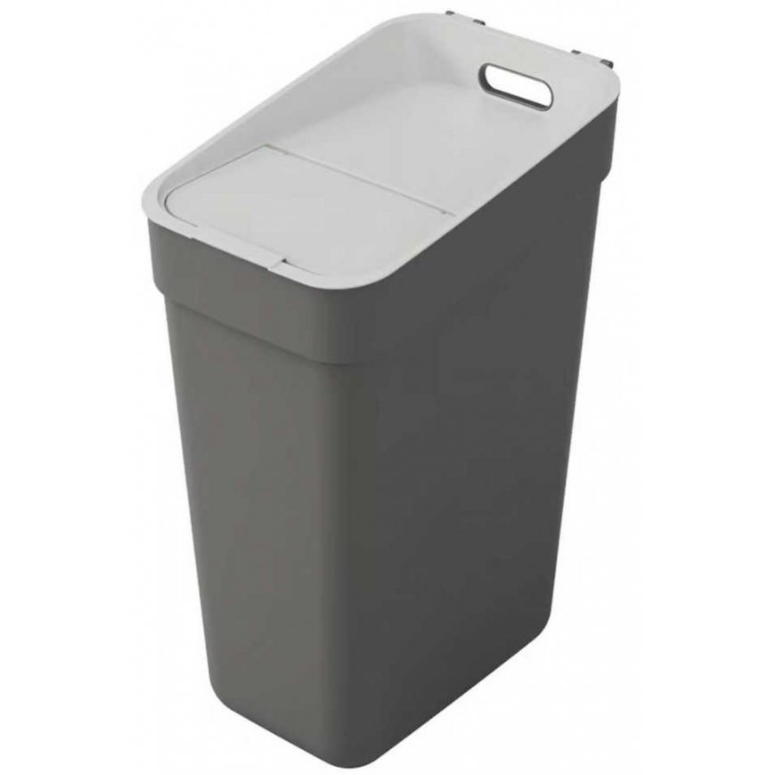 Rūšiavimo šiukšliadėžė CURVER, 30 l, antracito sp. – 2