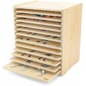 Viga Toys VIGA Rinkinys Puzzle Drewniane 12 Układanek Zwierzątka Montessori + Stojak