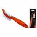 Peeler with brush orange Peeler with brush orange