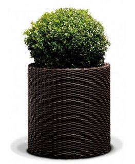 Flowerpot Large Cylinder Planter brown