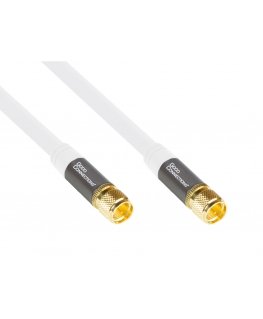 Alcasa GC-M2085 bendraašis kabelis 5 m F Balta