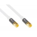 Alcasa GC-M2085 coaxial cable 5 m F White Alcasa GC-M2085 coaxial cable 5 m F White
