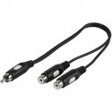 Vivanco 46027 audio splitter Black