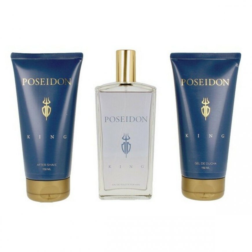 Aire Sevilla Aire De Sevilla Poseidon King vyrų tualetinis vanduo Purškiklis 150 ml rinkinys 3 vnt. – 2