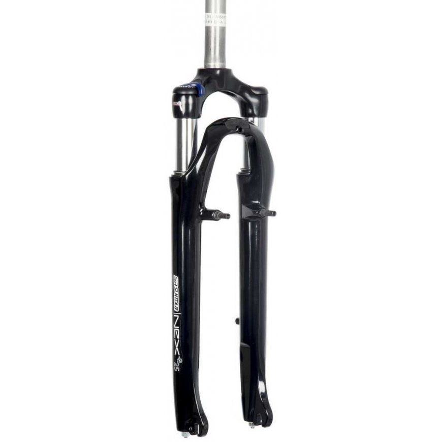 Fork SR Suntour NEX HLO P 28" 63mm 1-1/8" 9x100mm black matt