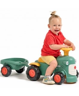 „Falk Baby Maurice Green Vintage“ traktorius su priekaba nuo 1 metų