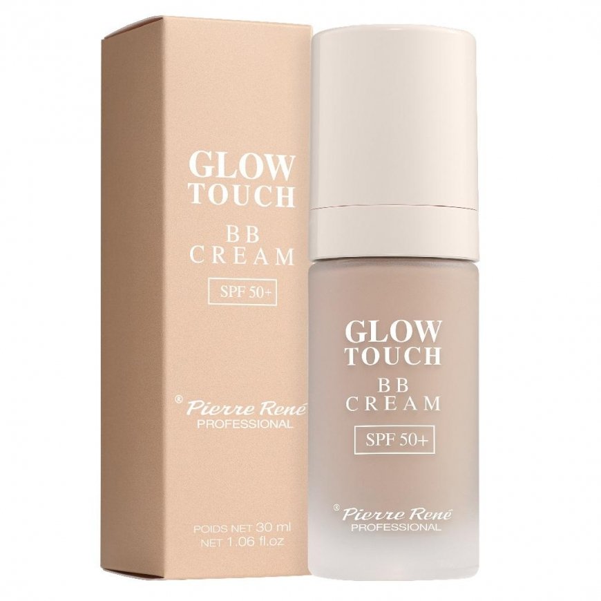 Pierre Rene Glow Touch BB kremas šviečiantis BB kremas SPF50 03 smėlio spalvos 30 ml