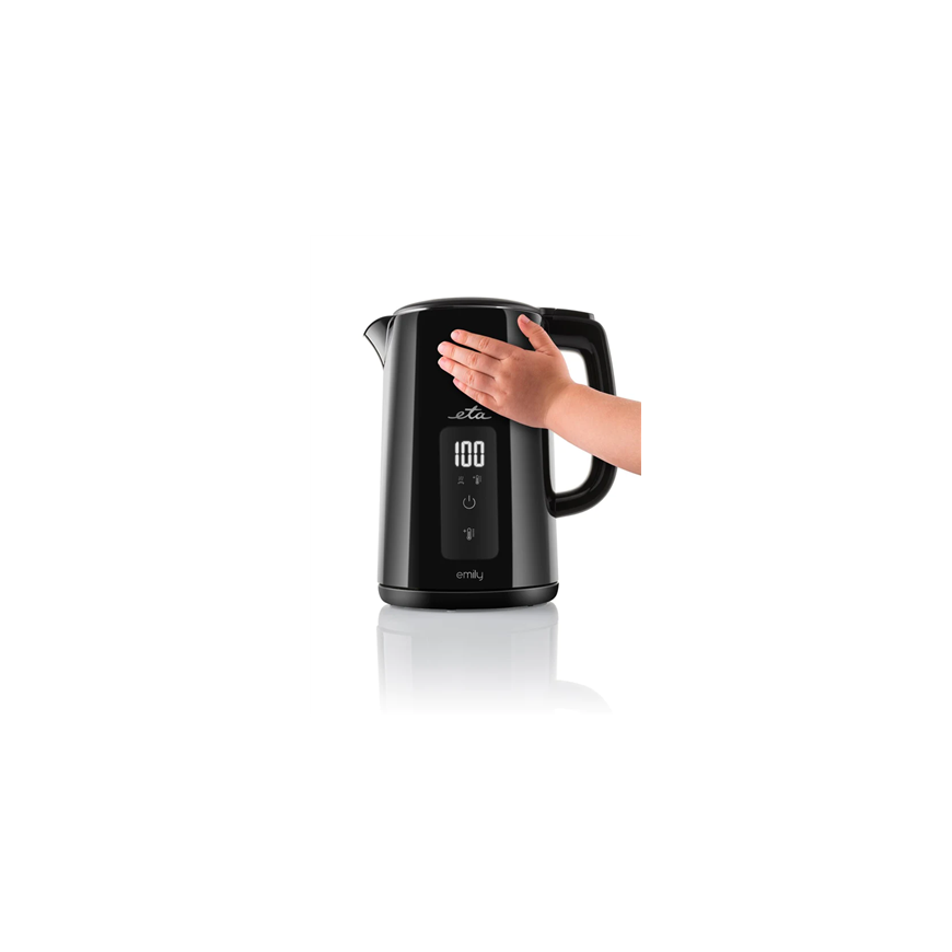 ETA Virdulys | Emily ETA459590000 | Electric | 2200 W | 1.5 L | Nerūdijantis plienas | 360° rotational base | Juodas – 2