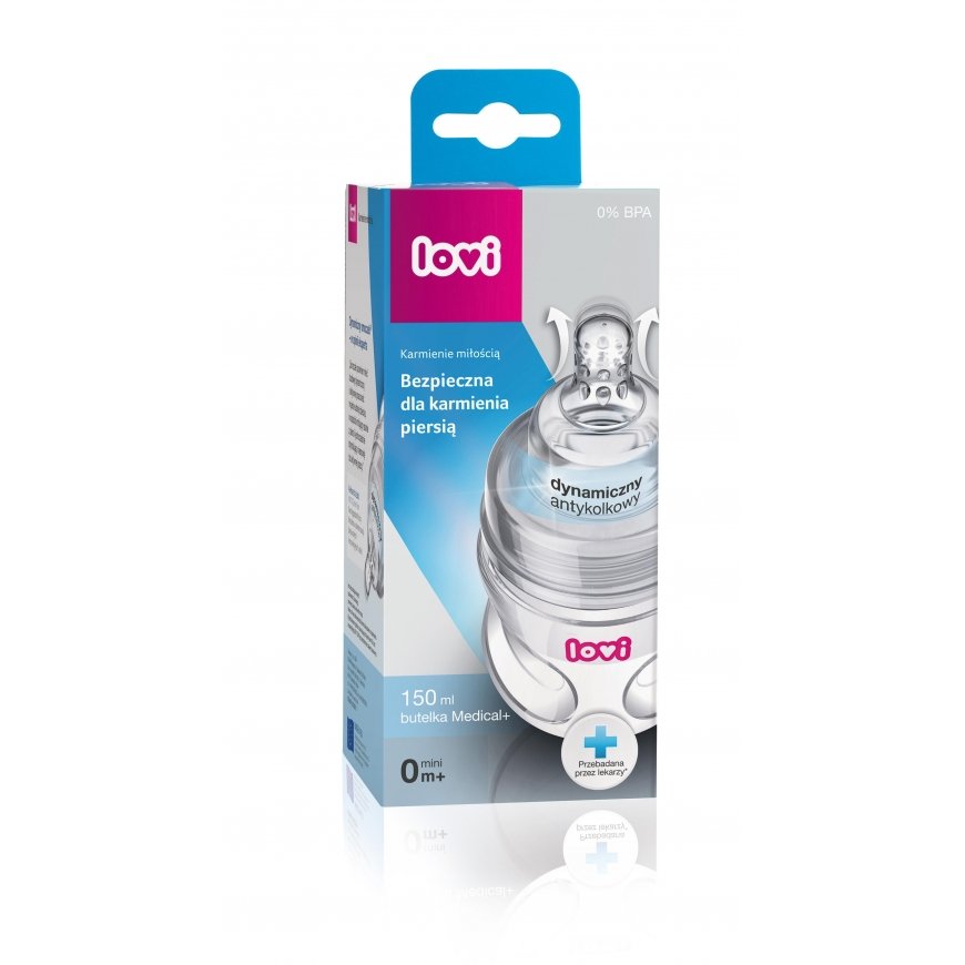 LOVI bottle with wide neck PP Super vent 150ml 21/564