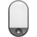 Wall light Orno NEFRYT LED 10W, garden light with PIR motion sensor, 800lm, IP54, 4000K, gray Wall light Orno NEFRYT LED 10W, garden light with PIR motion sensor, 800lm, IP54, 4000K, gray