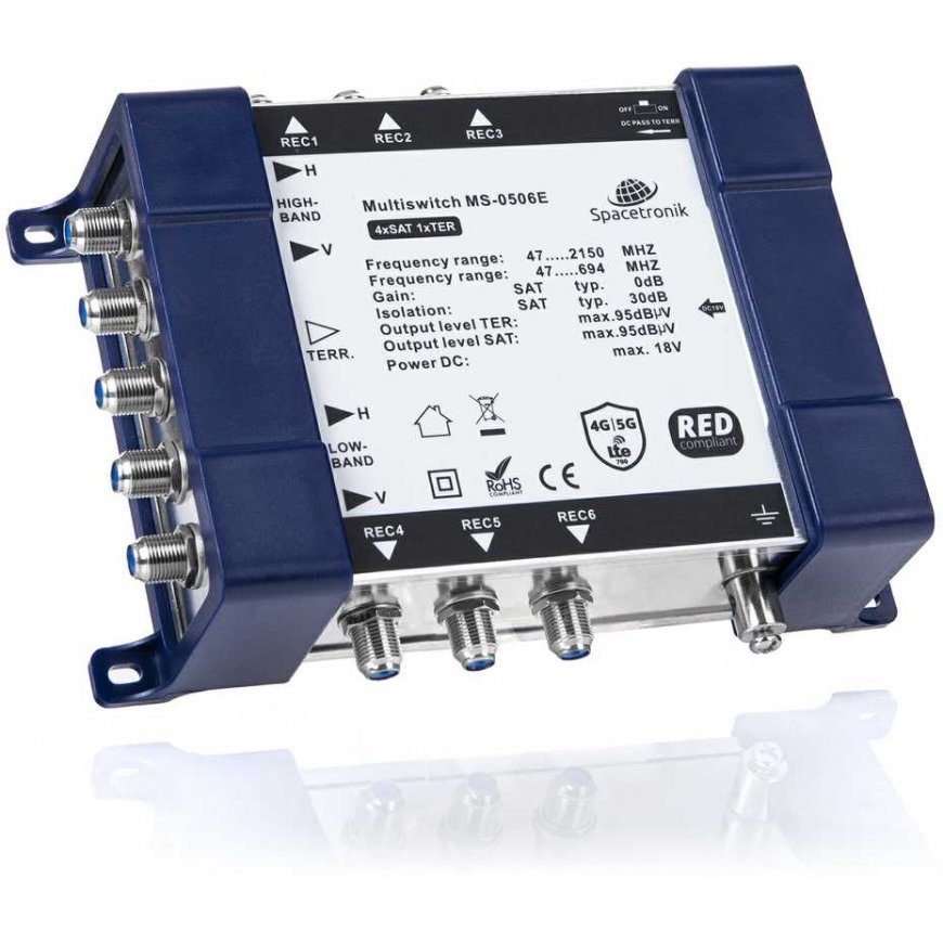 Šakotuvas Multiswitch 5/6 Spacetronik E-Series MS-0506E