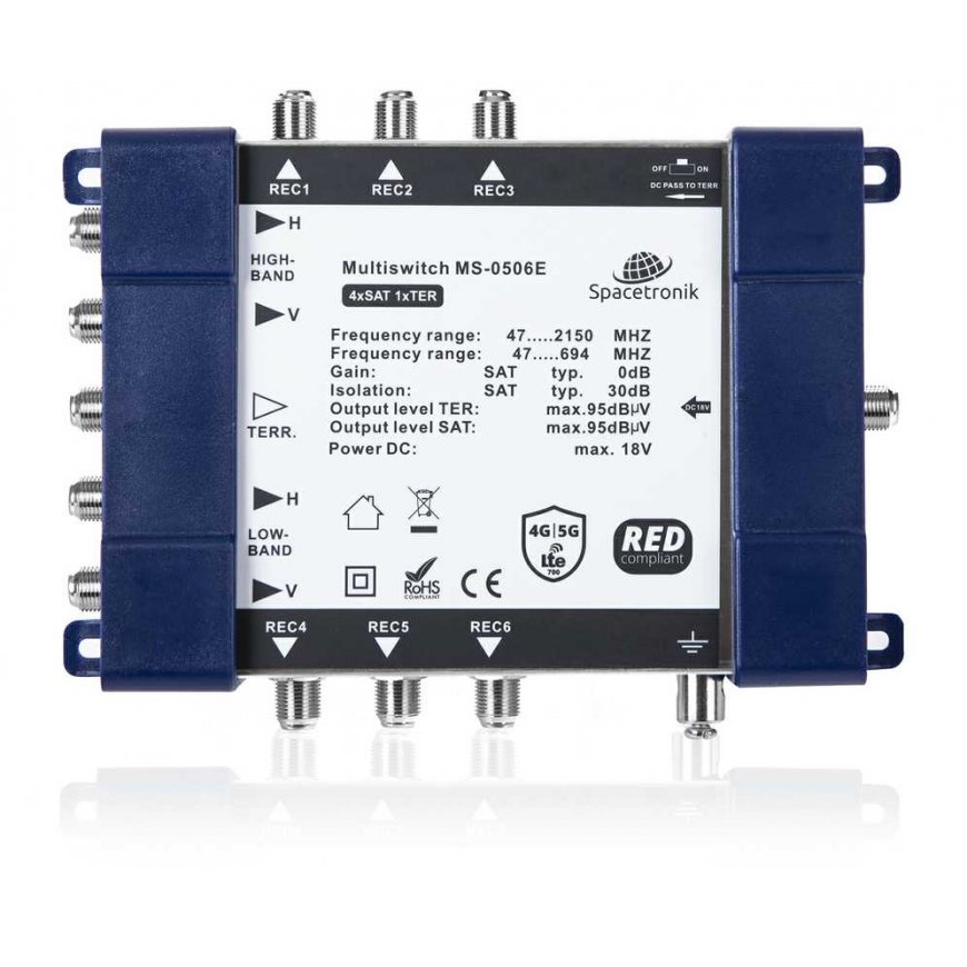 Šakotuvas Multiswitch 5/6 Spacetronik E-Series MS-0506E – 2
