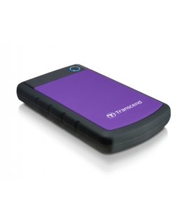 Transcend StoreJet 25H3P (USB 3.0), 2TB ulkoinen kovalevy Musta, Purppura