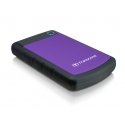Transcend StoreJet 25H3P (USB 3.0), 2TB ārējais cietais disks Melns, Lillā Transcend StoreJet 25H3P (USB 3.0), 2TB ārējais cietais disks Melns, Lillā