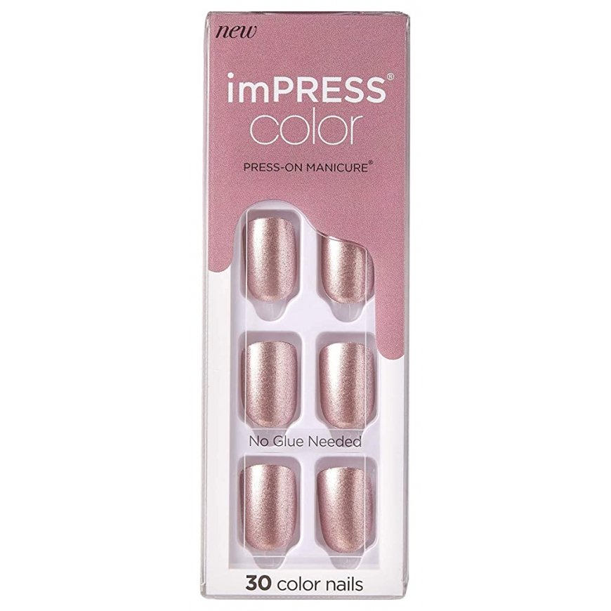 Kiss My Face ImPRESS Color Paralyzed Pink Nails 30 pcs – 2