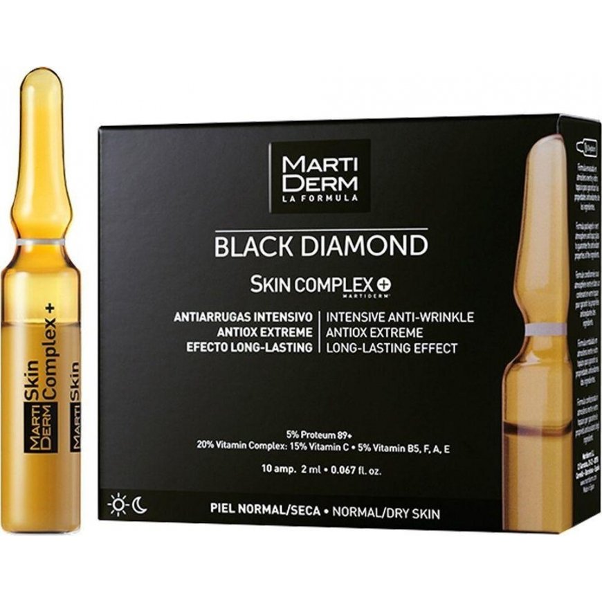 Martiderm Skin Complex Facial ampoules with vitamin and antioxidant complex, 2 ml x 10 amp.