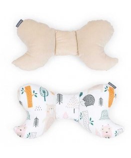 MamoTato pillow for the stroller, forest, cream