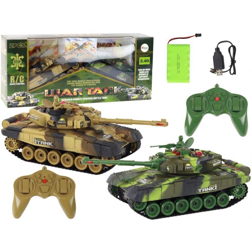 Lean Remote Control Battle Tanks War