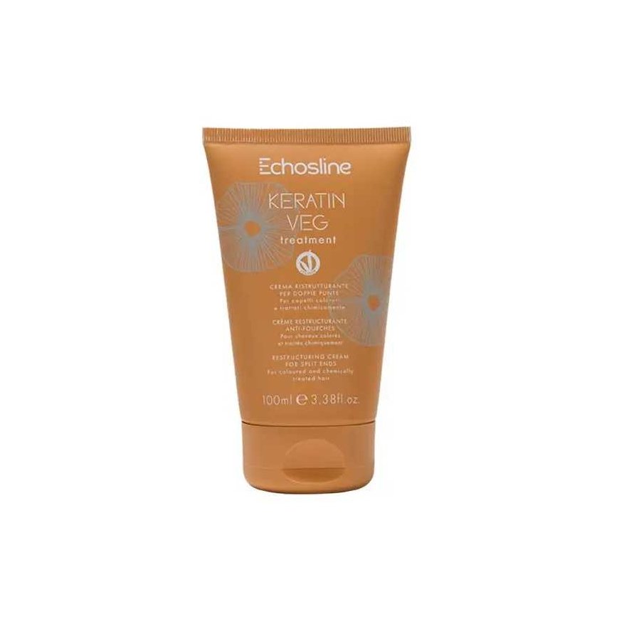 Echosline Keratin Veg krem do rozdwojonych końcówek 100ml