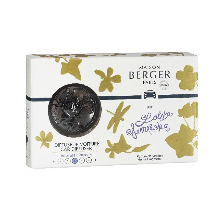 Maison Berger Paris Lolita Lempicka Set ( Gun metal ) - Dárková sada difusér do auta + náplň