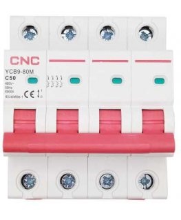 CNC Automatic switch, 4P, 50A, class C, 6kA