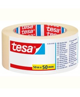 TESA 05288 50 m Клейкая лента для художников Подходит для использования внутри помещений Бумага Беже
