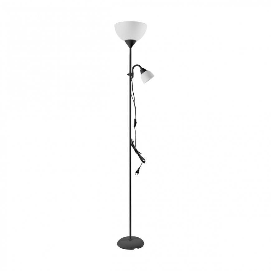 Orno Floor lamp URLAR, 175 cm, max. 25 W E27, max. 25 W E14, black – 2