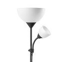 Orno Floor lamp URLAR, 175 cm, max. 25 W E27, max. 25 W E14, black