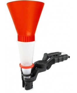 Engine oil funnel with handle amio-03278