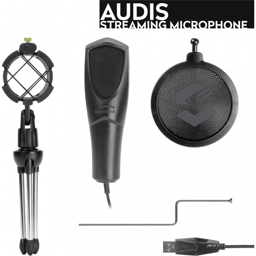 SPEEDLINK AUDIS Черный Настольный микрофон – 3