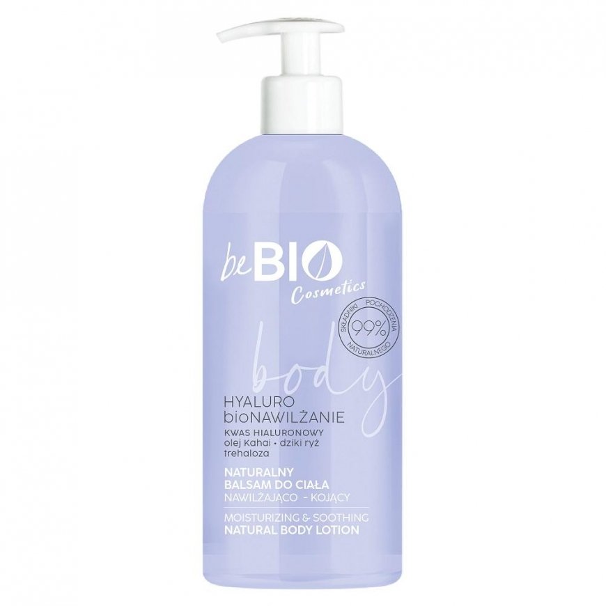 Bebio Ewa Chodakowska Natural body lotion with hyaluronic acid trehalose and wild rice extract 350ml