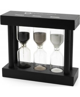 Bredemeijer Tea Timer 3fold black 2/3/5 Minutes 195005