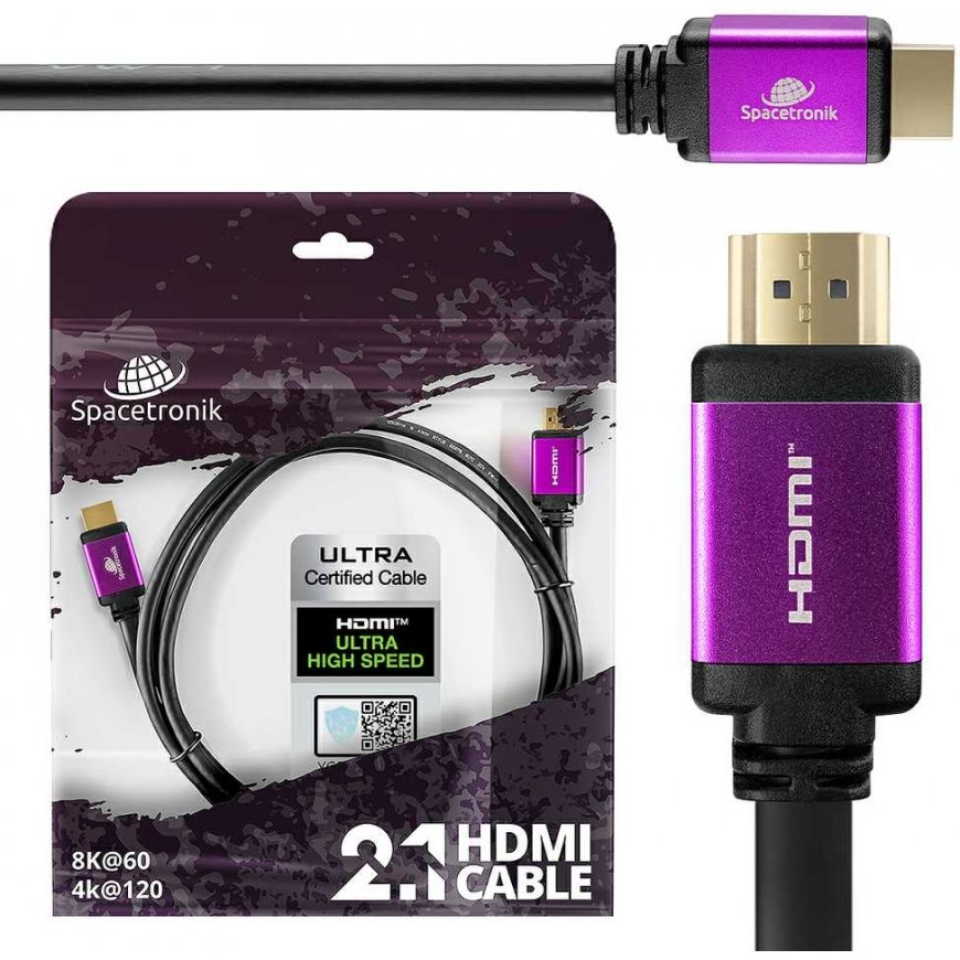 Kabelis UHS HDMI 2.1 8K Spacetronik SH-SPR020 2m – 2