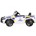 Lean Cars Double electric car for children Police, white Lean Cars Double electric car for children Police, white