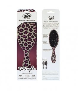 Wet Brush Wet Wet Original Detangler Safari Hair Rožinė Leopard