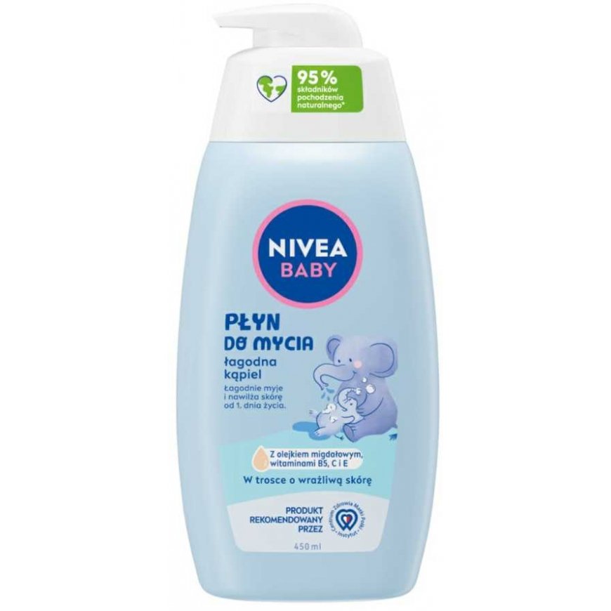 Nivea Baby wash liquid, gentle bath